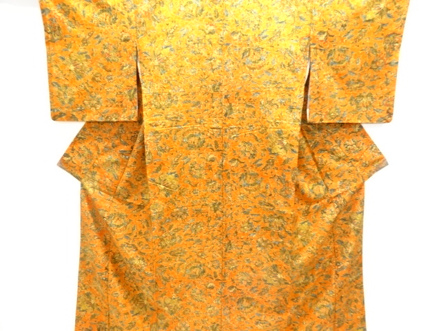 JAPANESE KIMONO / TSUMUGI / FLOWER